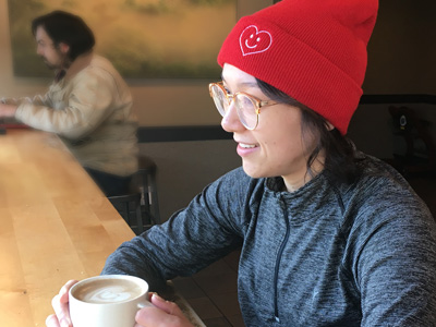 Red Everyday Smiley Beanie