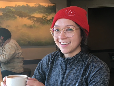 Red Everyday Smiley Beanie