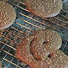 ginger cookie heartsmiley